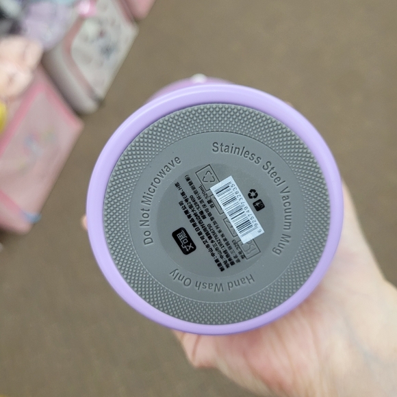Brand New Sanrio Kuromi 520ml Thermal Cup Purple Plaid - Picture 12 of 15